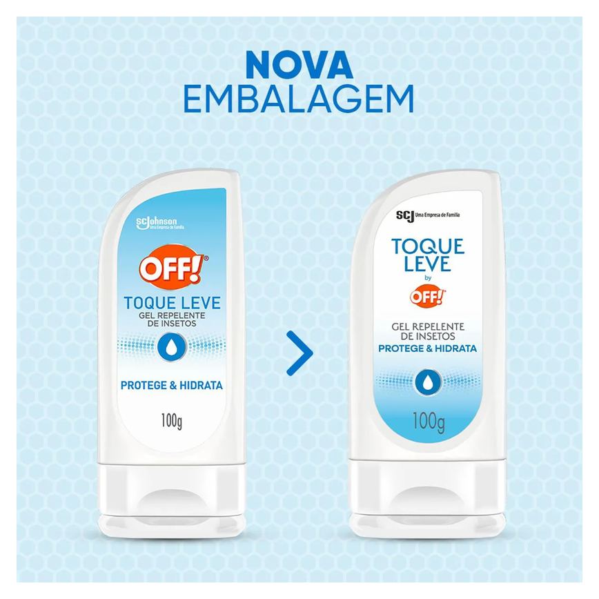 Repelente de Insetos Off! Toque Leve Icaridina Gel 100g