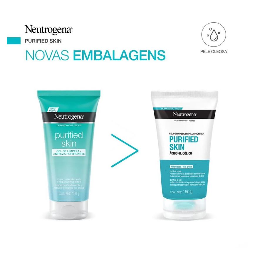 Esfoliante Facial Purificante Neutrogena Purified Skin com 100g