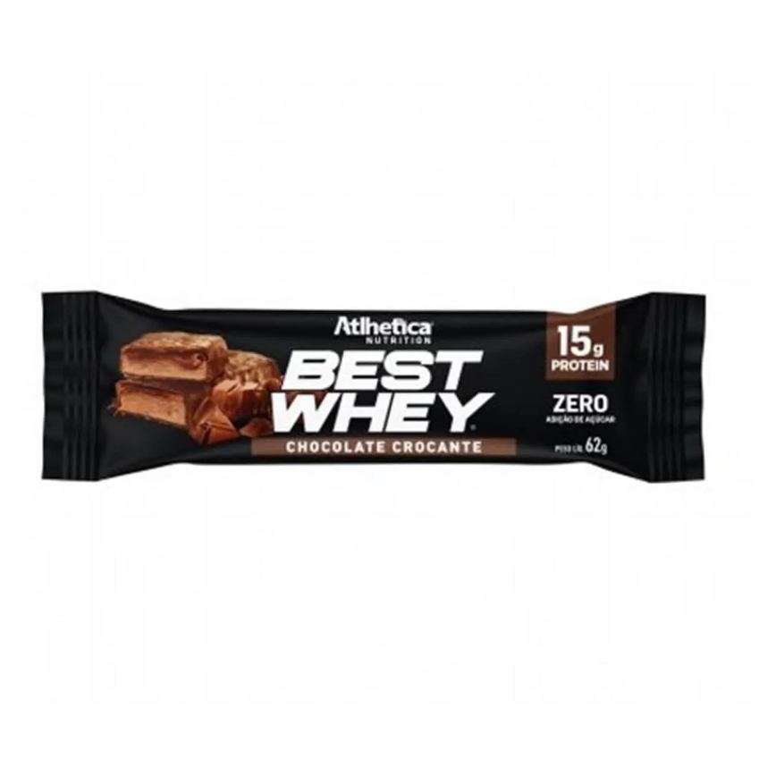 Barra Proteica Best Whey - 1 Barra 49G Chocolate Crocante - Atlhetica Nutrition