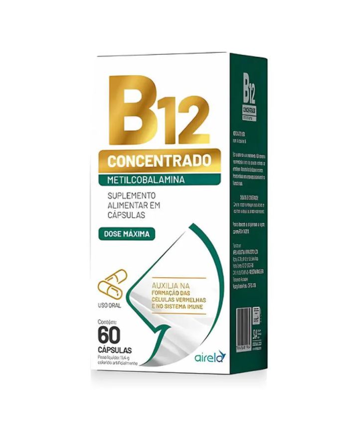 Metilcobalamina B12 Concentrado C/60 Cápsulas Airela