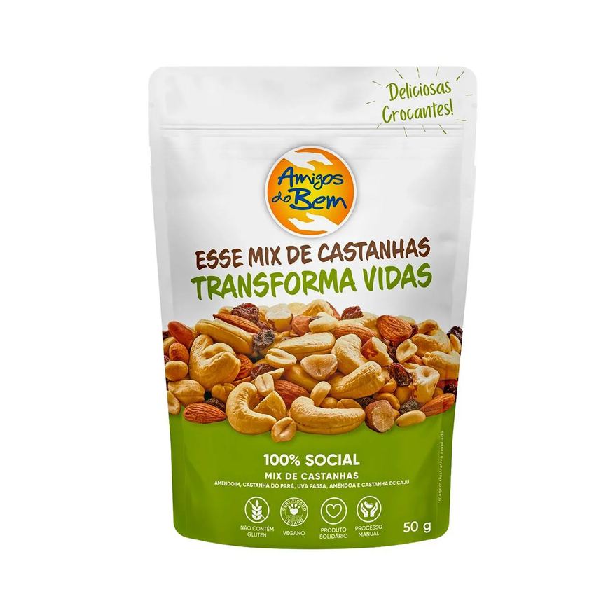 Mix de Castanhas Amigos do Bem Sachê 50g