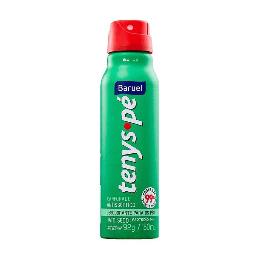 Desodorante para os Pés Tenys Pé Baruel - Jato Seco Canforado, 86G