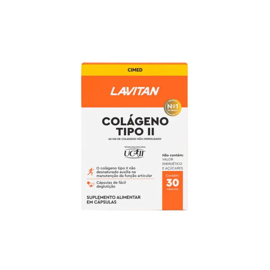Lavitan Colágeno Tipo Ii Não Hidrolisado - 30 Caps - Cimed