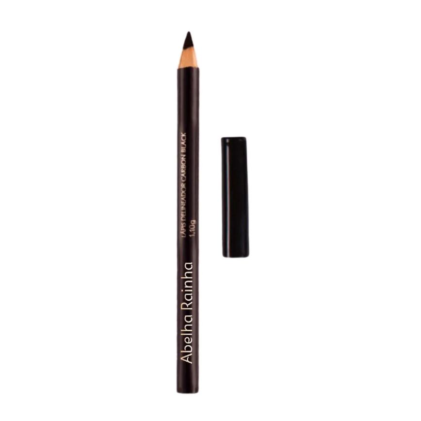 Lápis para Olhos Delineador Carbon Black Abelha Rainha 1,1G