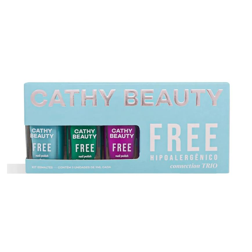 Cathy Beauty Kit Esmalte Free Connection Trio