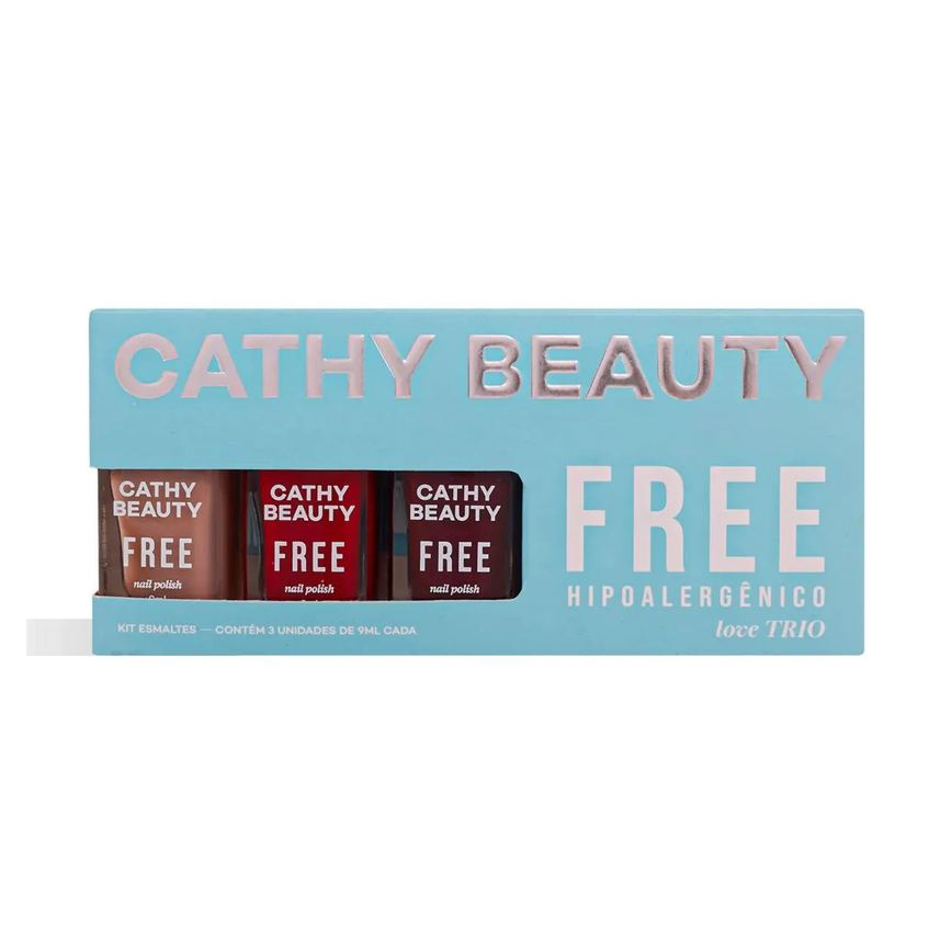 Cathy Beauty Kit Esmalte Free Love Trio