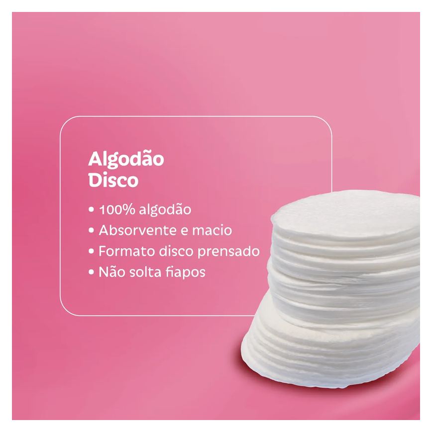 Algodão em Disco Needs Beauty 150 unidades