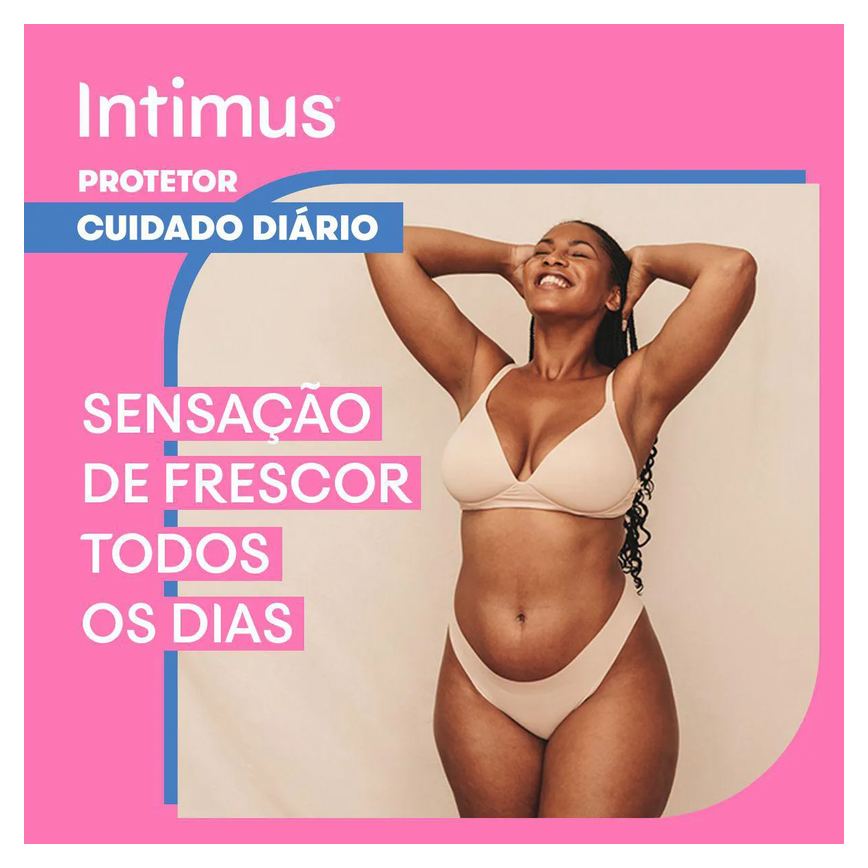 Protetor Diário Intimus Cuidado Diário sem Perfume 40 Unidades