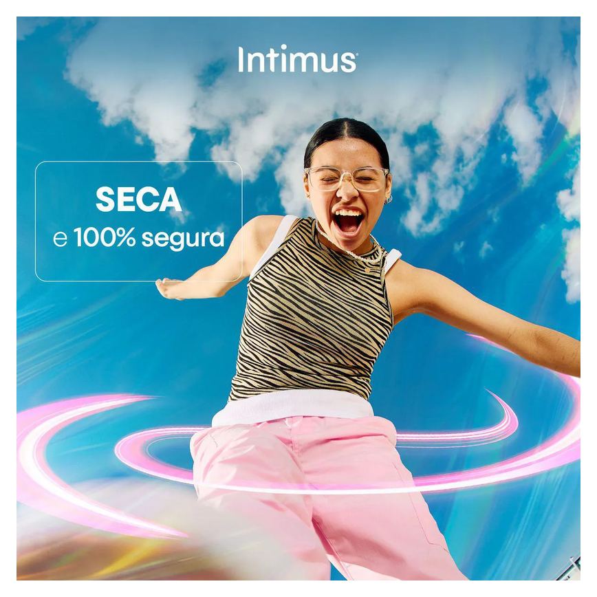 Absorvente Intimus Toda Protegida Cobertura Suave Com Abas com 16 unidades