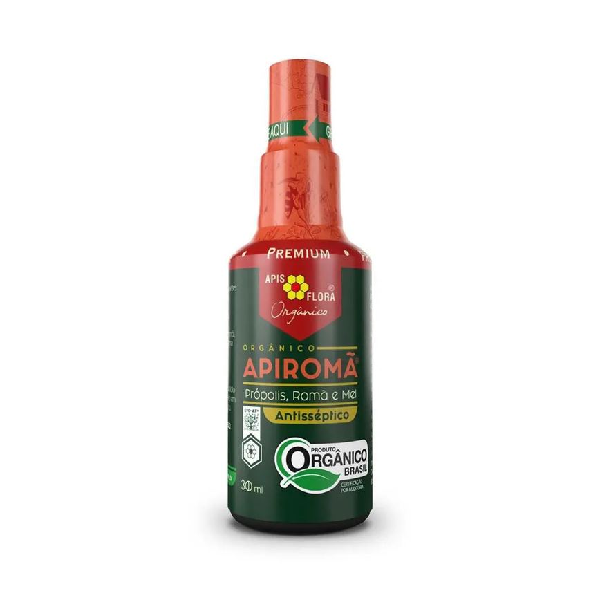 Apiromã Orgânico Antisséptico Spray Apis Flora Própolis Romã e Mel 30Ml