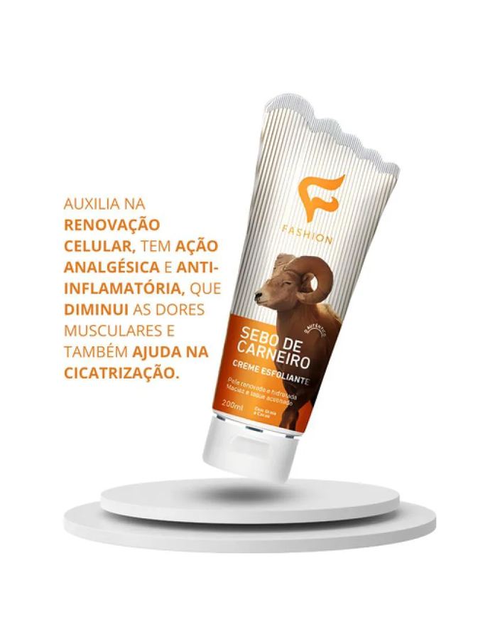 Sebo de Carneiro Creme Esfoliante 200ml Fashion