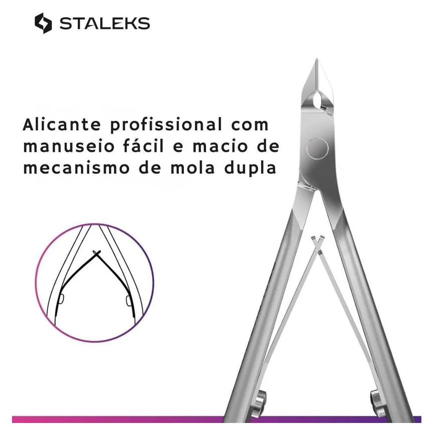 Alicate de Cutícula Profissional Staleks Ns-10-7 Inoxidável