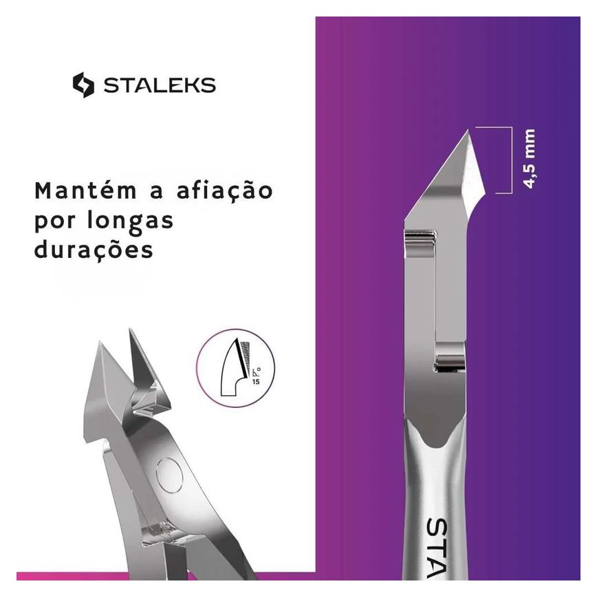 Alicate de Cutícula Profissional Staleks Ns-10-7 Inoxidável