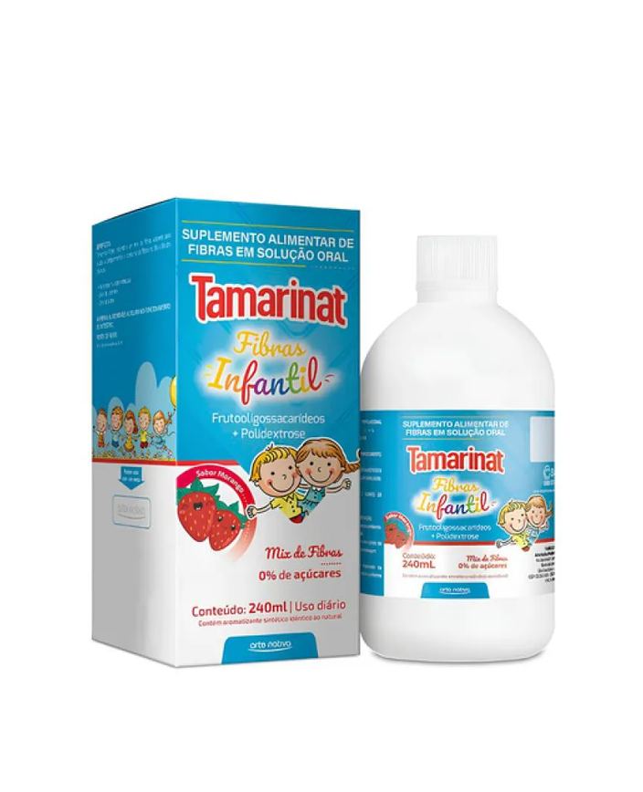 Tamarinat Fibras Kids Sabor Morango 240ml Arte Nativa