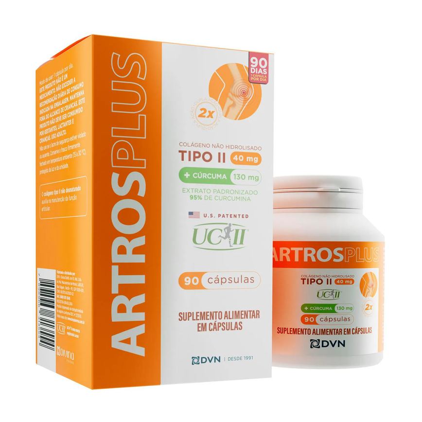 Colágeno Tipo2 Uc-ii 40mg+cúrcuma 90 cápsulas - Artros Plus
