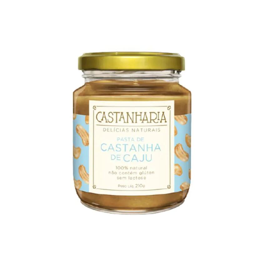 KIT 2X: PASTA DE CASTANHA DE CAJU VEGANA CASTANHARIA 210G