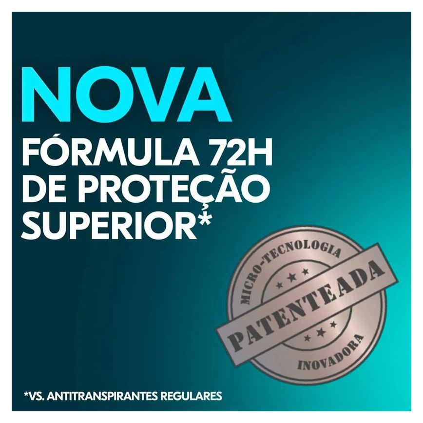 Desodorante Antitranspirante Aerosol Rexona Men Sem Perfume 72h 150ml