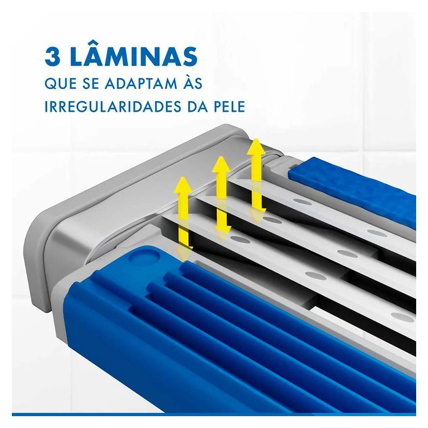 Aparelho de Barbear Descartável Gillette Prestobarba 3 com 4 unidades