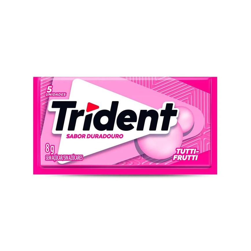 Goma de Mascar Trident X Gamers Citrus Mix Sem Açúcar 48,3g