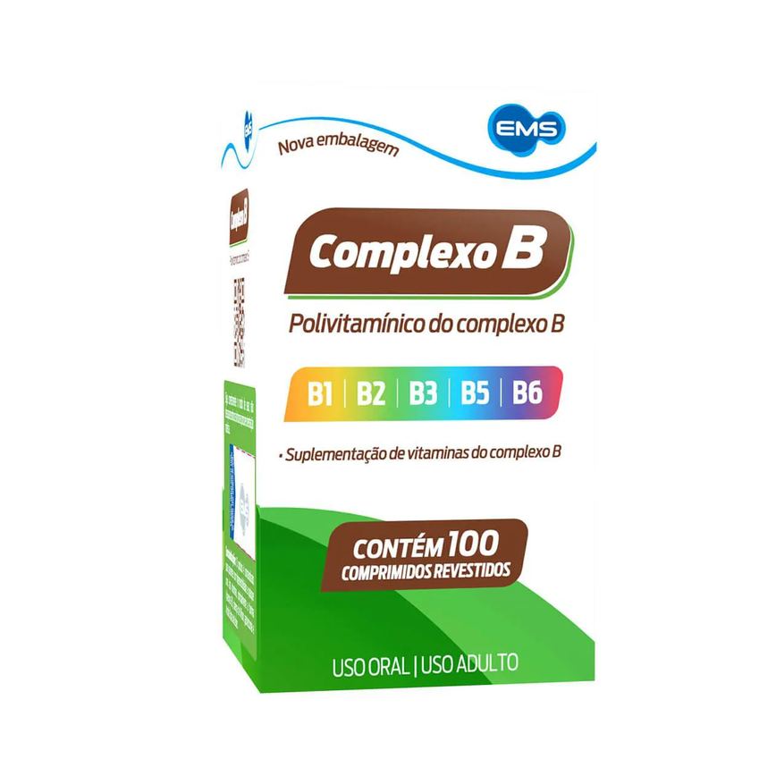 Polivitamínico Complexo B EMS 100 comprimidos