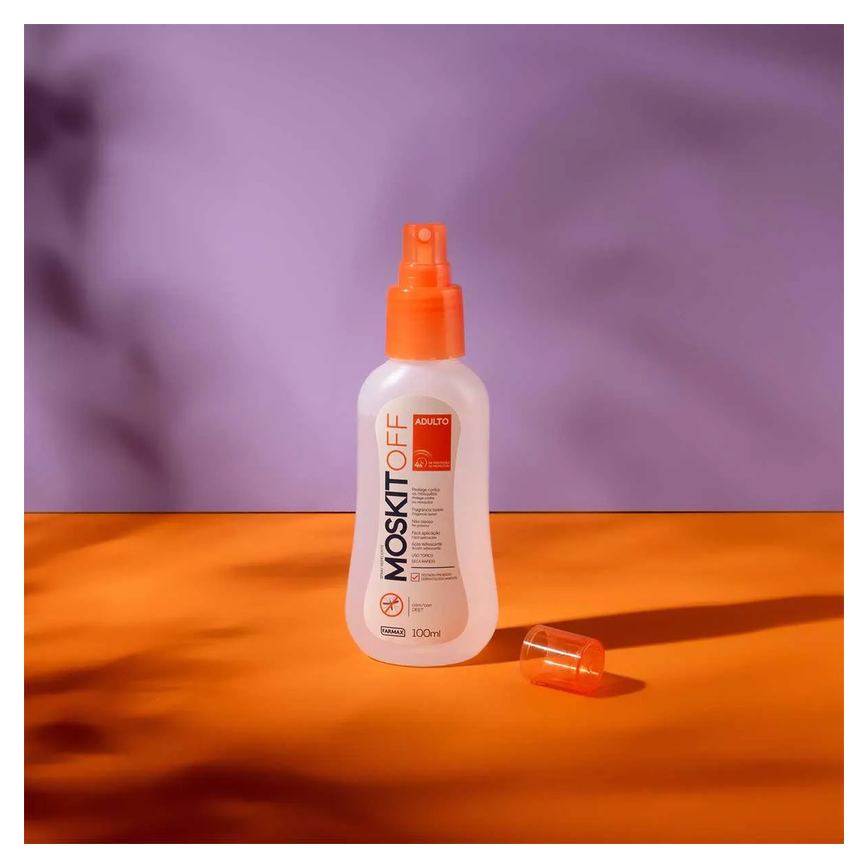 Repelente de Inseto Adulto Moskitoff com DEET Spray 100ml