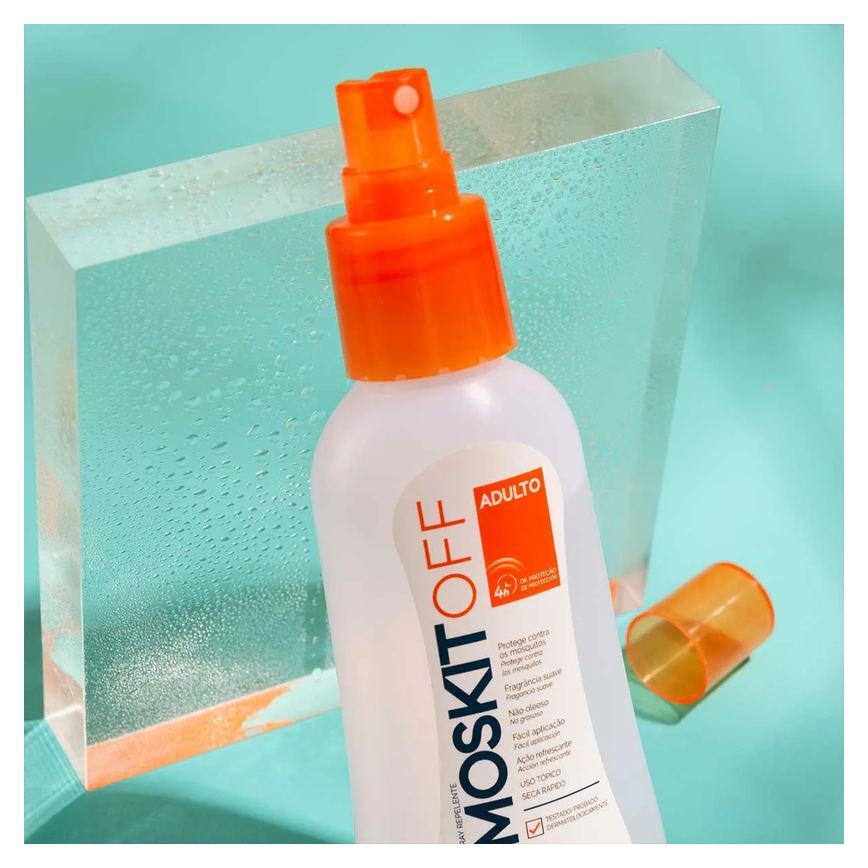 Repelente de Inseto Adulto Moskitoff com DEET Spray 100ml