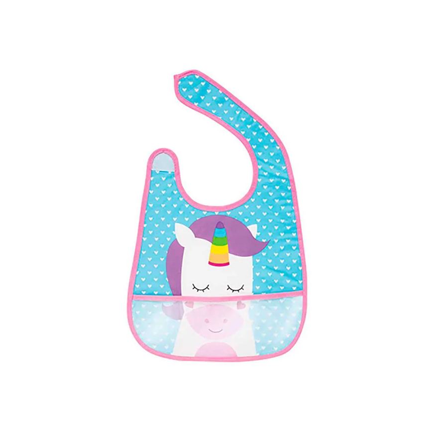Babador com Bolso Buba Baby Unicórnio 1 unidade