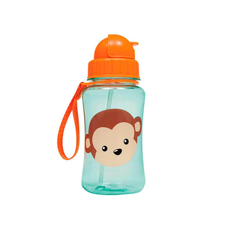 Garrafinha Buba Baby Animal Fun Laranja Macaco 350ml