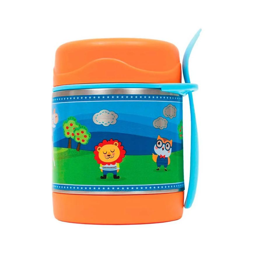 Pote Térmico para Alimentos Buba Baby Tema Animais Friends com 1 unidade