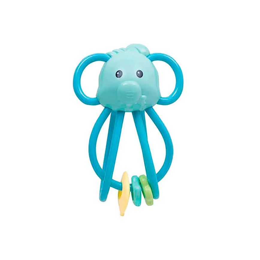 Chocalho Buba Baby Elefantinho Divertido Azul com 1 unidade