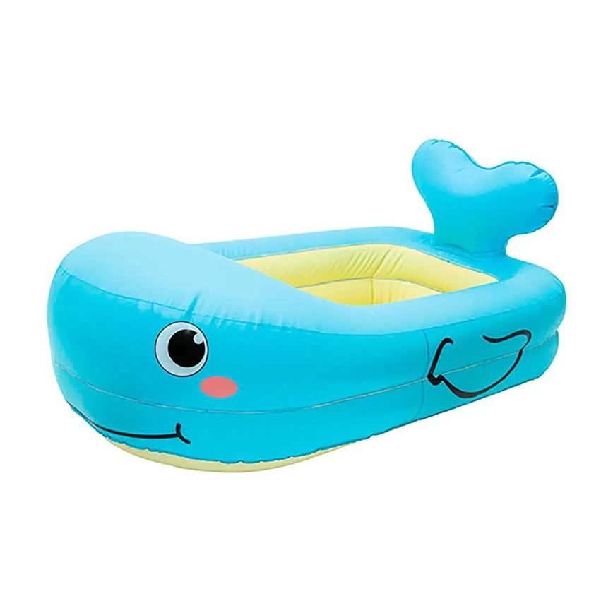 Banheira Inflável Buba Baby Baleia Feliz com 1 unidade