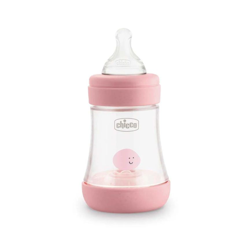 Mamadeira Chicco Perfect 5 Fluxo Inicial 0m+ Rosa de 150ml - 1 unidade