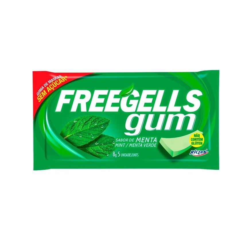 Goma de Mascar Freegells Extra Forte 8g