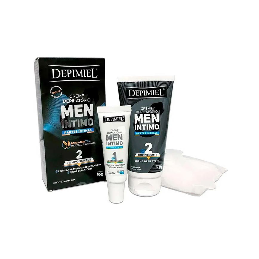 Kit Creme Depilatório Corporal Depilsam Aloe Vera 100g com 3 Unidades