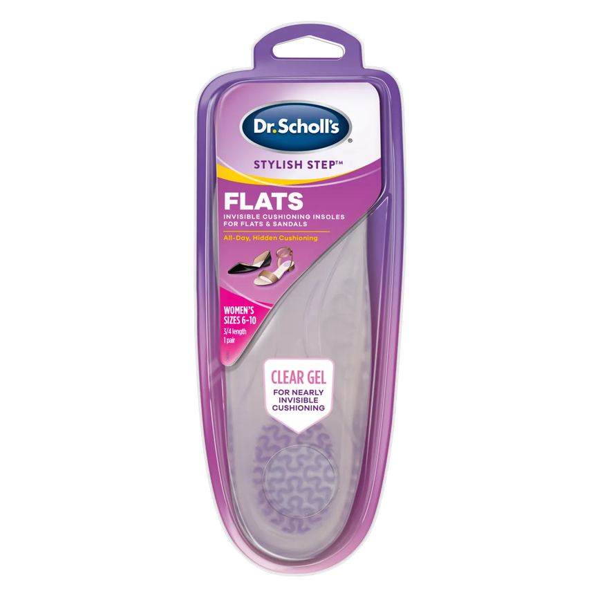 Palmilha de Gel Dr Scholls Float on Air Women Azul Transparente 1 par