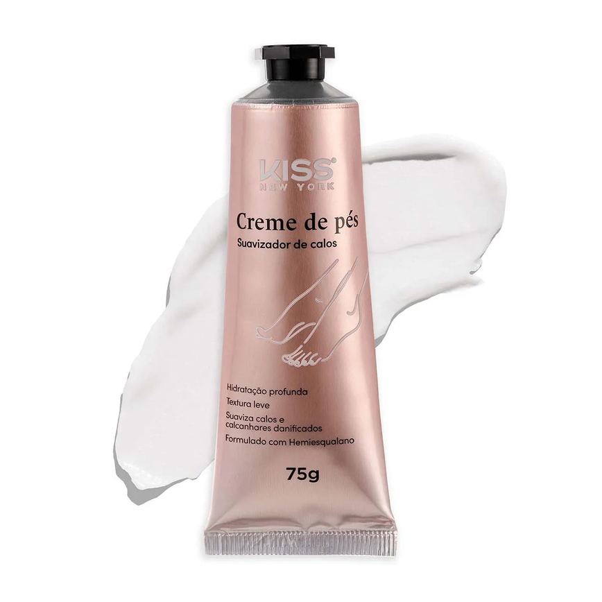 Creme para os Pés Kiss NY Foot Cream Callus Softnening 75g