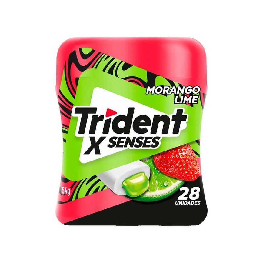 Goma de Mascar Trident 60 Minutos Menta Sem Açúcar 22g