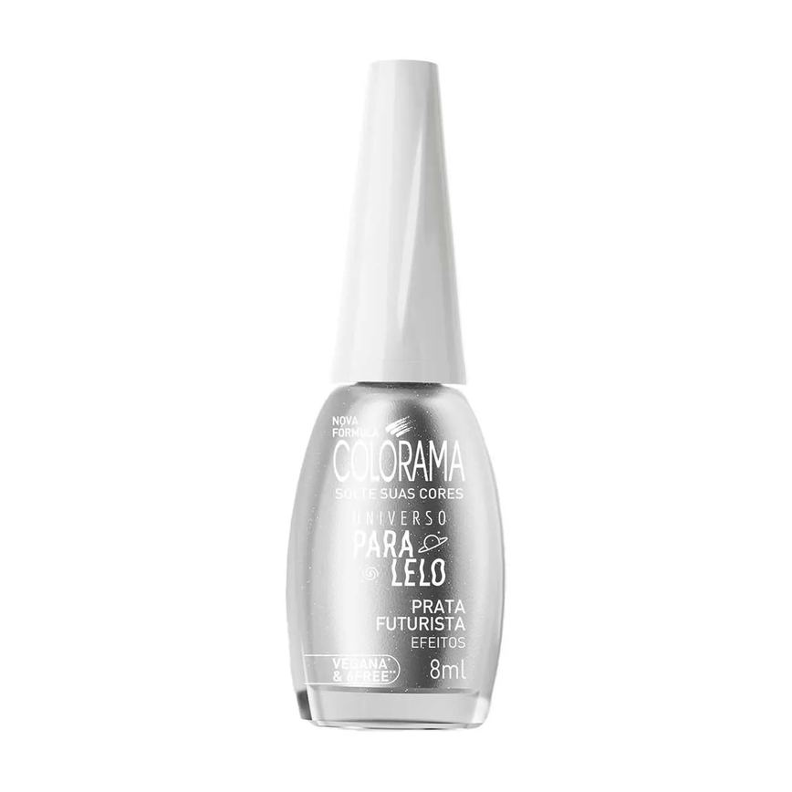 Esmalte Cintilante Colorama Universo Paralelo 8ml - Prata Futurista