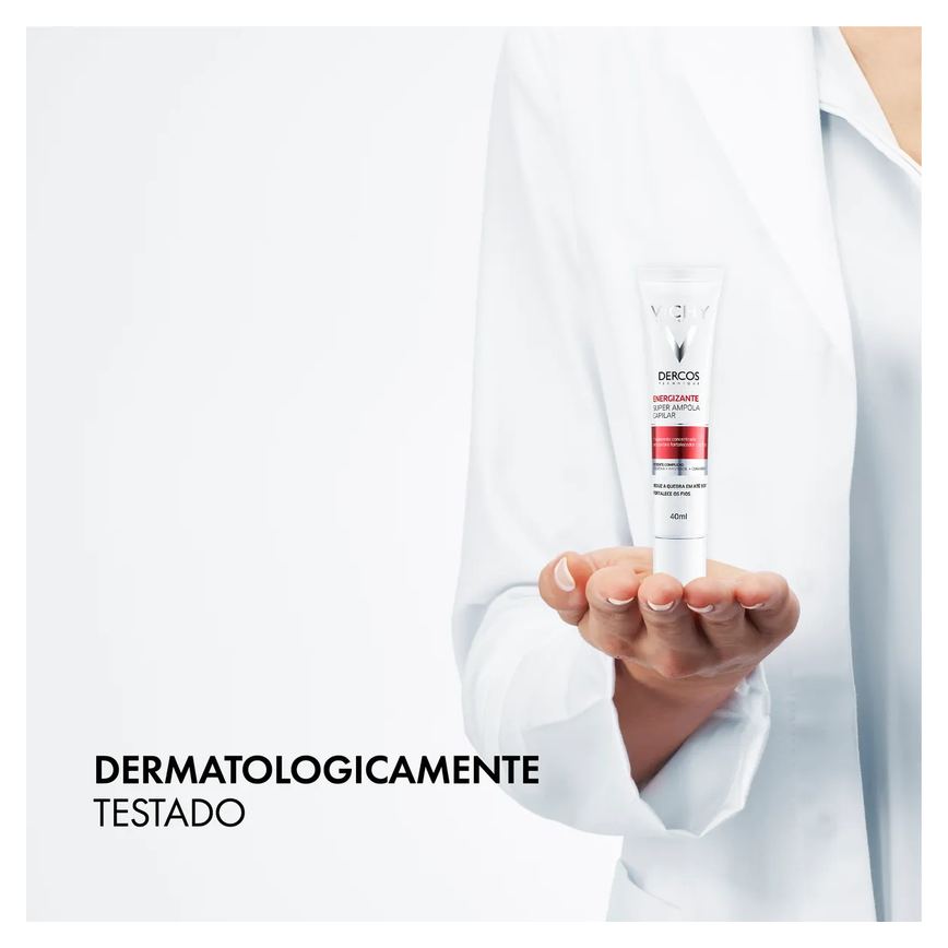 Ampola Capilar Vichy Dercos Energizante Tratamento Antiquebra Tratamento Concentrado Antiquebra Capilar 40ml