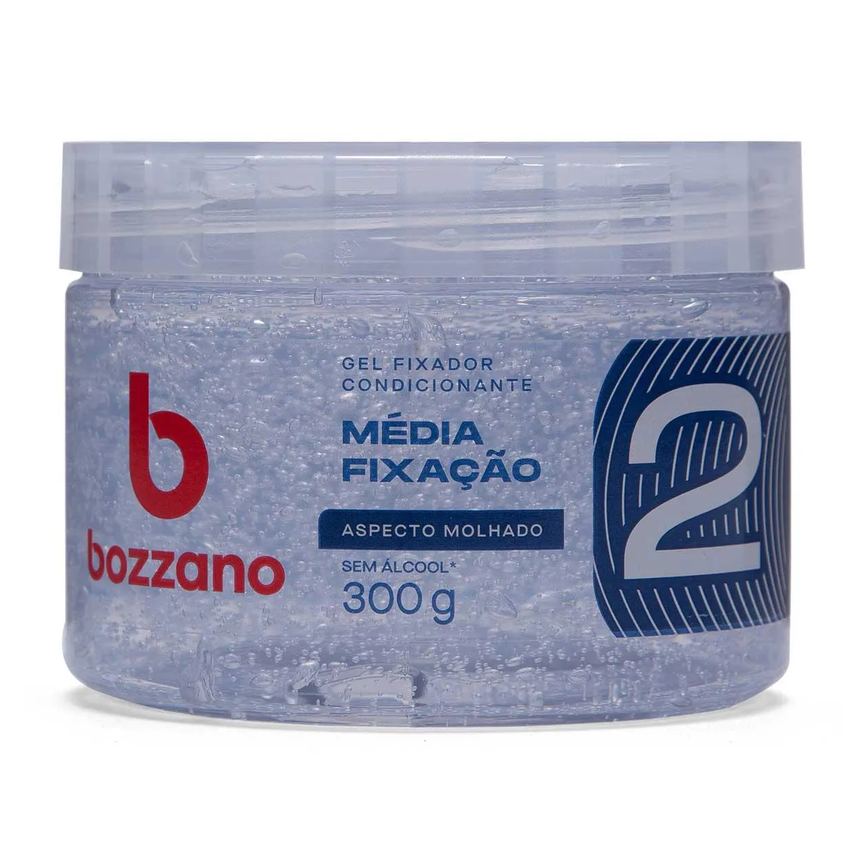 Gel Fixador Condicionante Bozzano Aspecto Molhado 300g