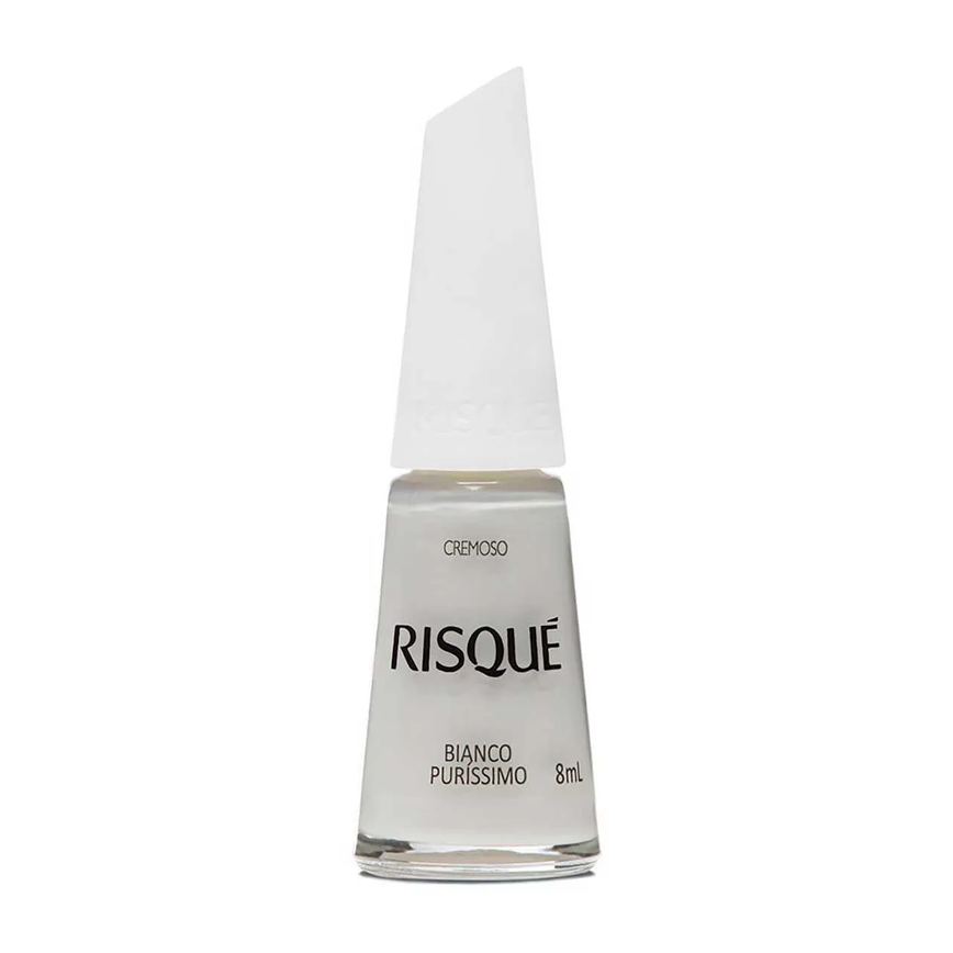 Esmalte Cremoso Risqué 8ml - Bianco Puríssimo