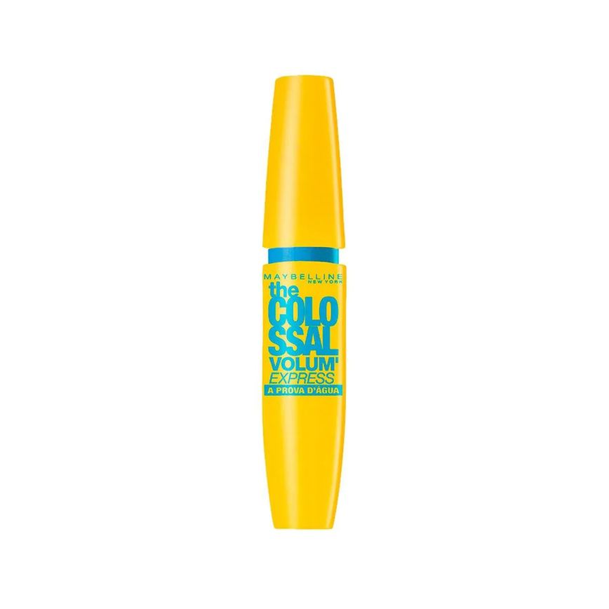 Máscara de Cílios Maybelline The Colossal Volum' Express à Prova D'água Preto 9,2ml