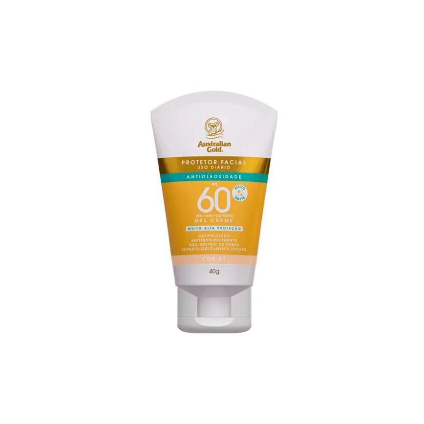 Australian Gold Protetor Solar Facial Matte Fps60 Cor 01 40g