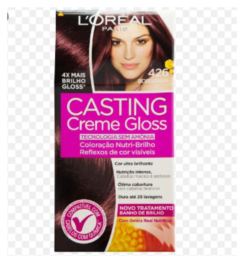 Tintura Semi-permanente Casting Creme Gloss 426 Borgonha 1 Unidade