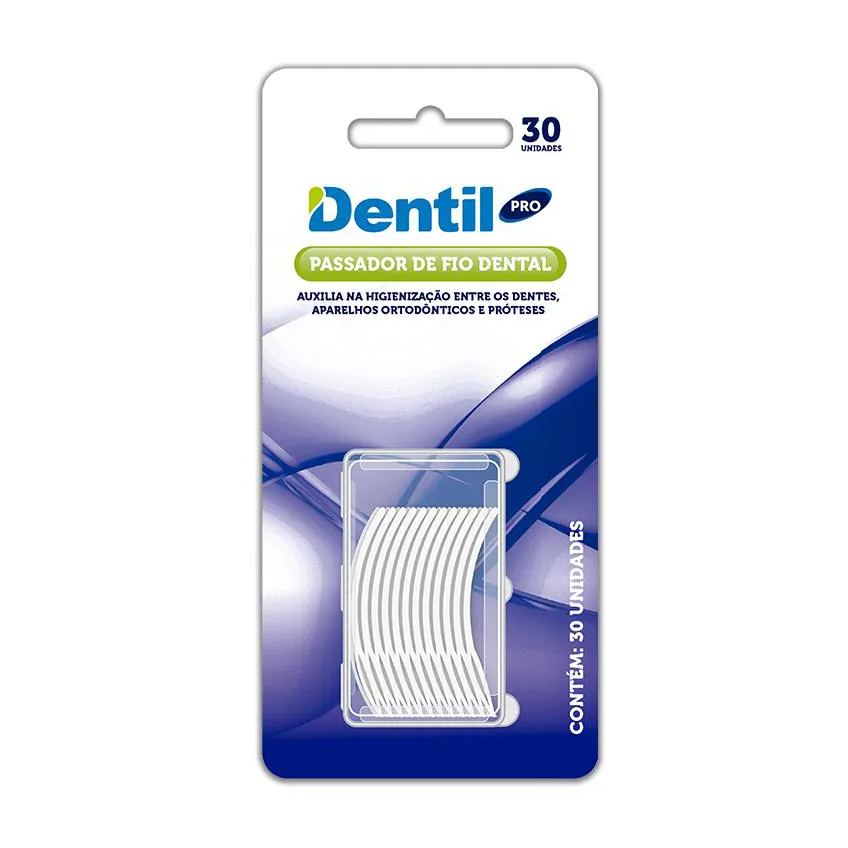 Passador de Fio Dental Dentil Pro 30 unidades