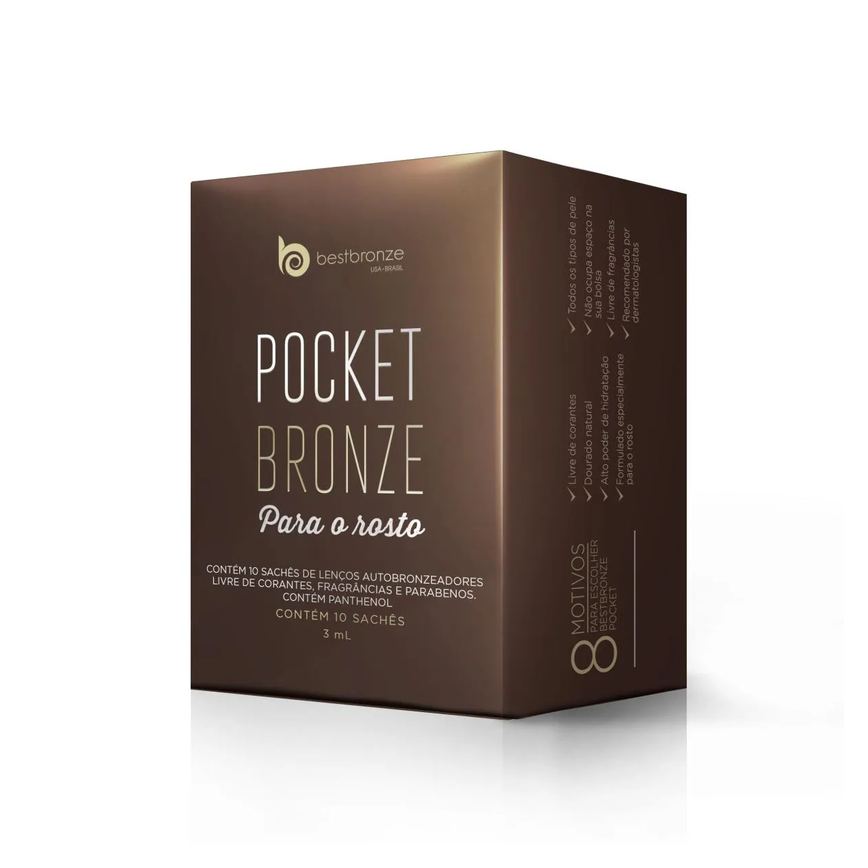 Pocket bronze caixa com 10un