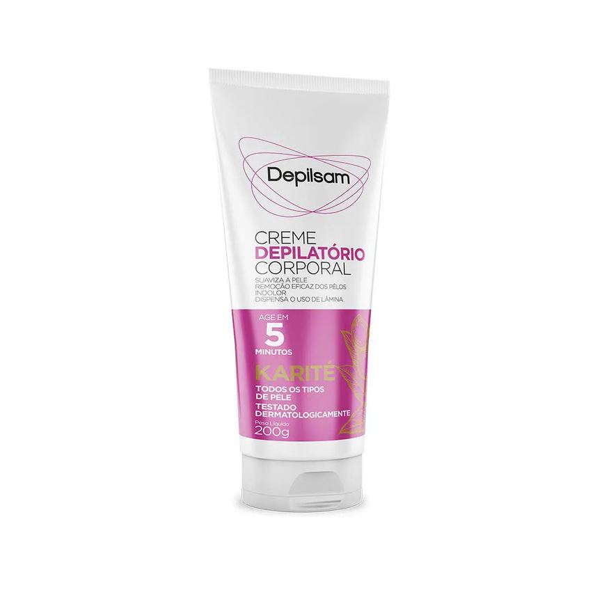 Creme Depilatório Corporal Depilsam Karité 200g