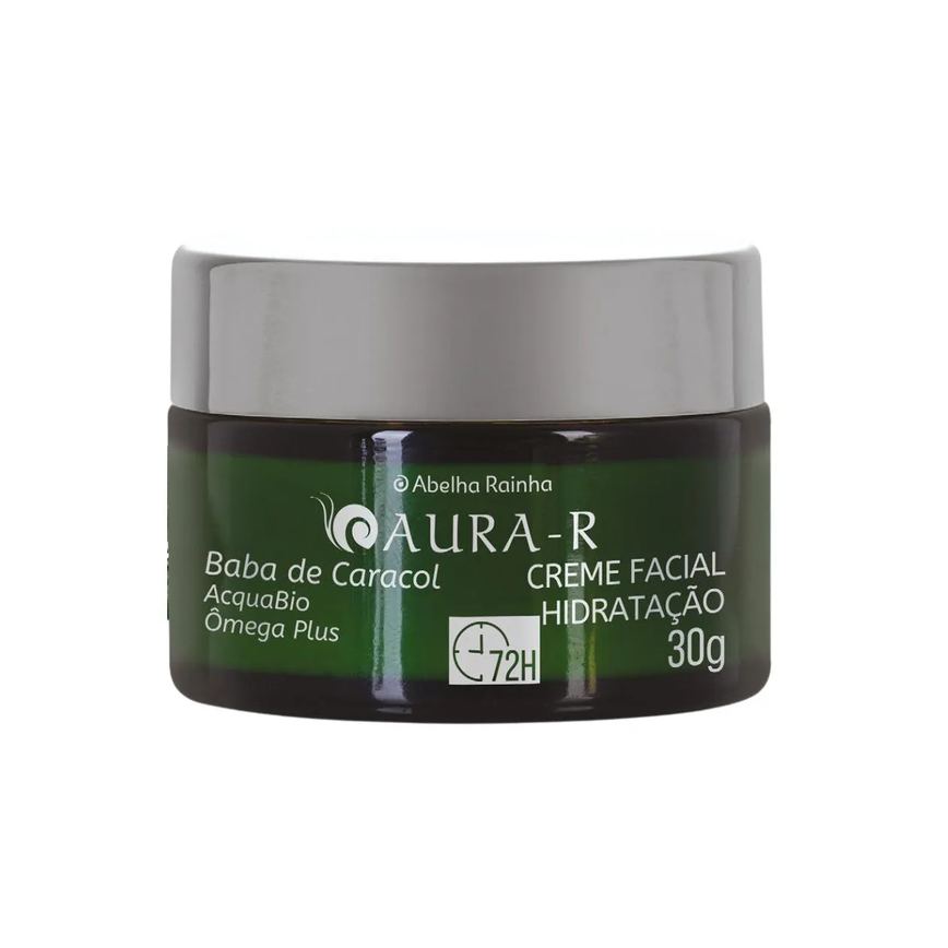 Creme Facial Hidratação 72 Horas Baba De Caracol Aura - R Abelha Rainha 30G