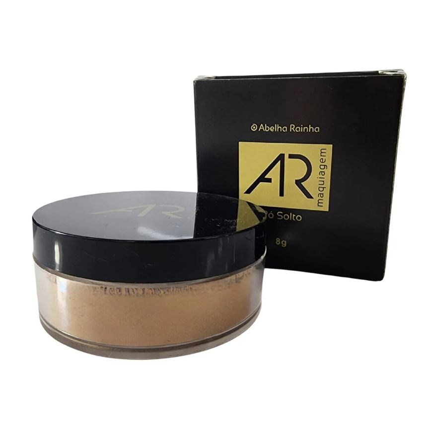 Pó Facial Solto Porcelana 05 Fps 15 Ar Maquiagem Abelha Rainha 8g