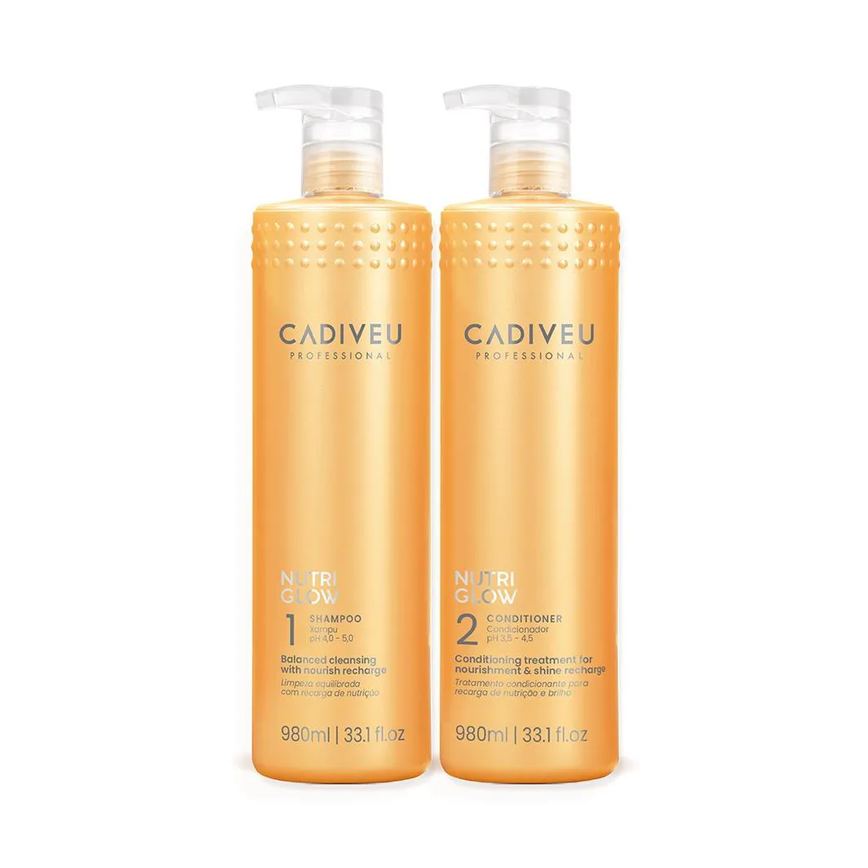 Kit Cadiveu Professional Nutri Glow Duo Litro (2 Produtos)